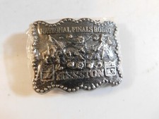 1987 HESSTON NATIONAL FINALS RODEO YOUTH BELT BUCKLE SEALED NEW 5td EDITION