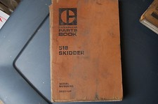 CAT Caterpillar 518 Pinza Patinador Piezas Manual Libro Lista de Repuestos 1971 Rueda de Leña