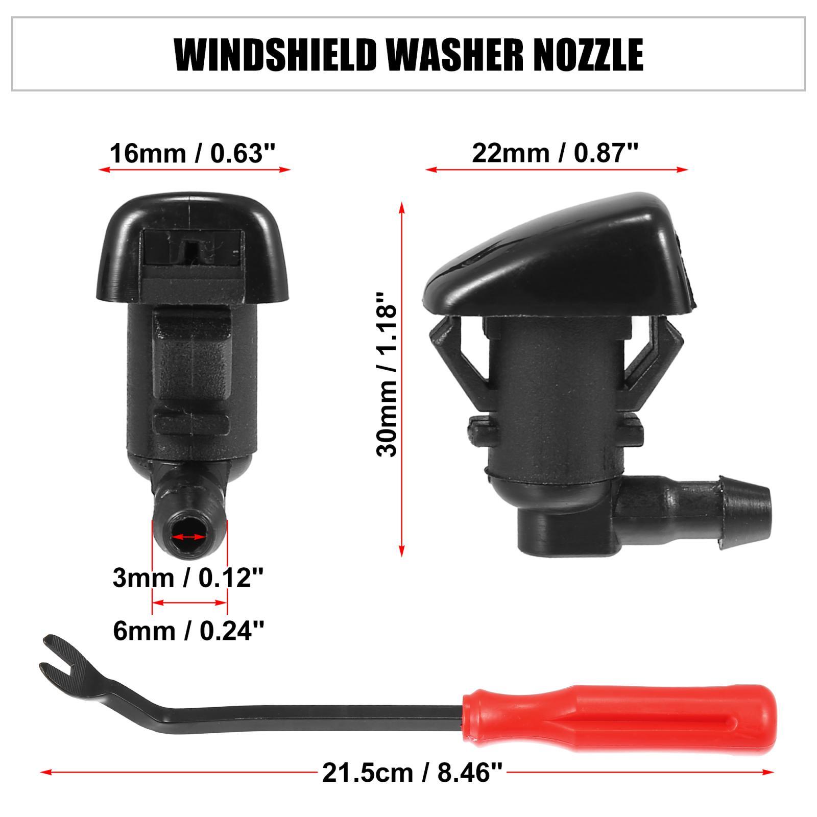 5pcs Front Windshield Washer Nozzle Kit BC3Z17603A for Ford F250 2011