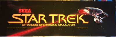 Star Trek Arcade Marquee 26''x8''