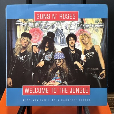Guns N Roses / Welcome To The Jungle Picture Sleeve Only-no Record Geffen  PS