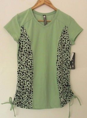 $48.00 standing tree Misses Small-Medium Power Fit Top Mint Green with Black