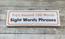 Fry's Second Hundred Phrases - Reading - Fry  s Phrase Cards - 100 cards