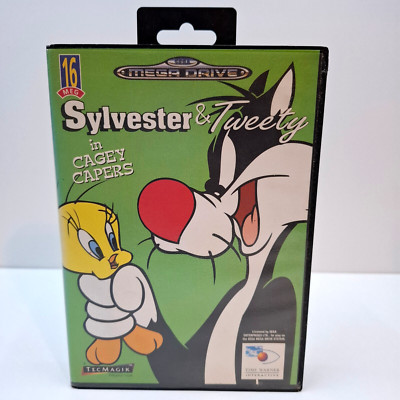 Sylvester & Tweety in Cagey Capers- SEGA Mega Drive (mit OVP / Ohne Anl.) - PAL