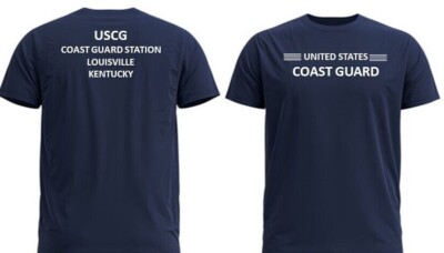 LOUISVILLE COAST GUARD STATION*KENTUCKY*2-SIDED PERFORMANCE POLYESTER SHIRT
