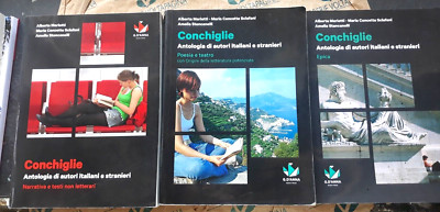 LOTTO COMPLETO IN 3 VOLUMI ''CONCHIGLIE''- A.MARIOTTI M.C.SCLAFANI - D' ANNA