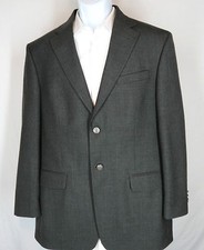 Stafford Gray Sport Coat sz 42 R 45 Wool Two-Button Excellent Condition
