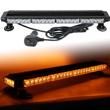 54 SMD LED Roof Recovery Light Bar Warning Strobe Flashing Beacon Magnetic Amber