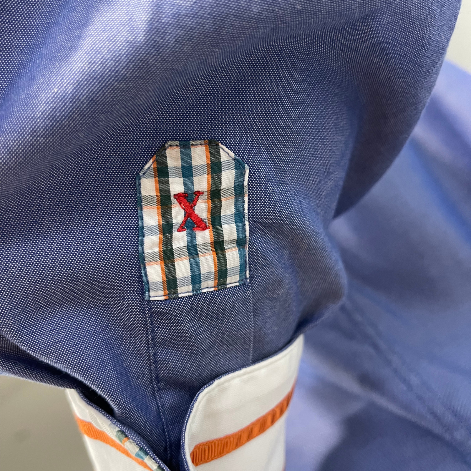 Robert Graham Men’s 2XL Solid Blue Button-Down Sh… - image 6