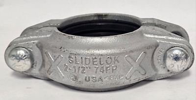 RIGID GROOVED COUPLING 74FP SLIDELOK STAINLESS STEEL  Steel 2 1/2''