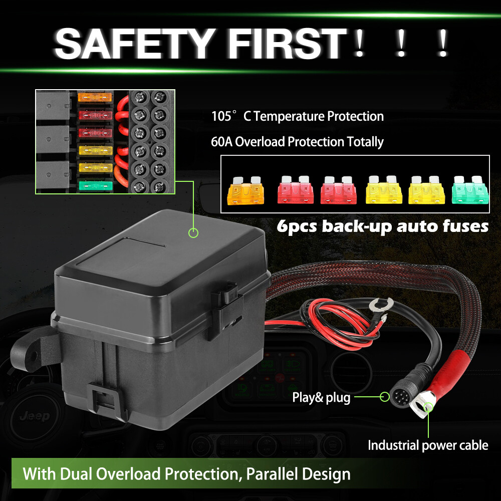 Polaris Ranger 1500 Light Duty Switch System For In Cab PULSE Busbar - Foto 9