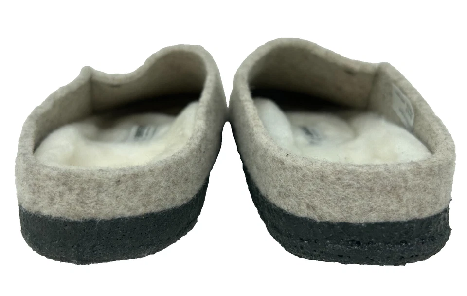 Zapatillas sin cordones Birkenstock para mujer Zermatt de fieltro de lana de oveja gris talla:10 161T Foto 4 de 4