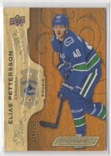2018-19 Upper Deck Engrained Elias Pettersson Rookie 224/299 Vancouver Canucks