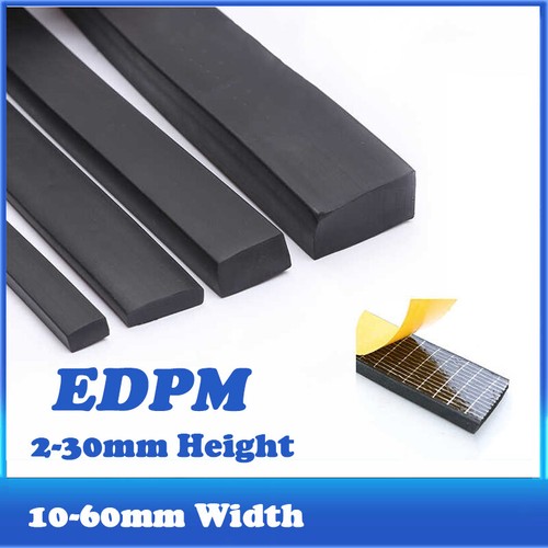 EPDM Selbstklebend Dichtungsband Dichtband 10mm-60mm Breite 2mm-30mm Dick