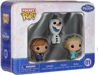 Funko Pocket POP! Frozen Elsa Anna & Olaf Tin 14x18cm Spielfigur Sammelfigur