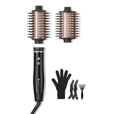 slopehill High Speed Blow Dryer Brush, 1600W Hot-Air Hair Brushes, 2 Intercha...