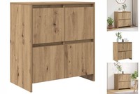 Kommode Sideboard Eiche Handwerklich 70X41X75 Cm Spanplatte