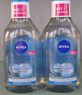 Nivea Micellar Water 2-Pack 400ml 13.5oz Exp 03/2028