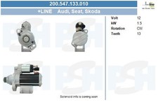 New Starter for AUDI SEAT SKODA VW:A3,Mii,UP!,LEON,YETI 02M911021G 02M911024Q