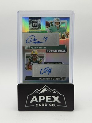 2025 Donruss Optic Quinn Ewers Matthew Golden Rookie Dual Auto Silver Prizm /35