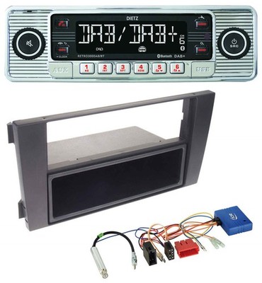Dietz Bluetooth CAN-Bus DAB USB Autoradio für Audi A6 2002-2005 schwarz
