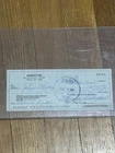 John Elway NFL Football Autographed Check 10/30/1987