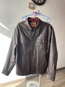 Gap Blue Jeans Leather Jacket | eBay
