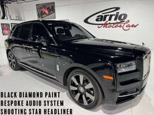 2024 Rolls-Royce Cullinan Black Diamond paint, Bespoke Audio system, shooting