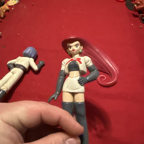 Vintage 1998 Tomy Team Rocket Pokemon Jesse & James Figures - Picture 8 of 11