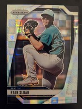 Ryan Sloan 2025 Panini Prizm Silver Pandora 173/199 Card #58 Seattle Mariners