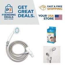 Ultra-Long 80" Handheld Shower Head with On/Off Switch Effortless Bathing