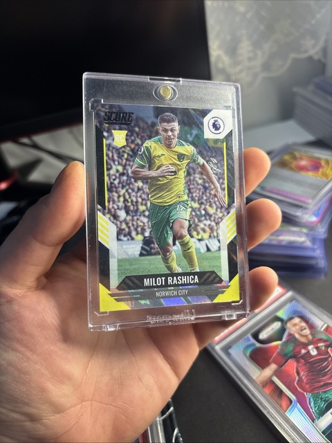 2021-22 Panini Score Premier League Milot Rashica #117 Black Lava 1/1