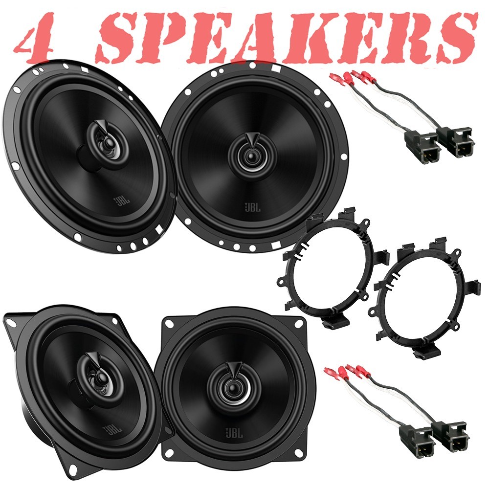 JBL 400W Front & 480W Rear Speakers for 1999-2006 GM PICKUP 4 DOOR