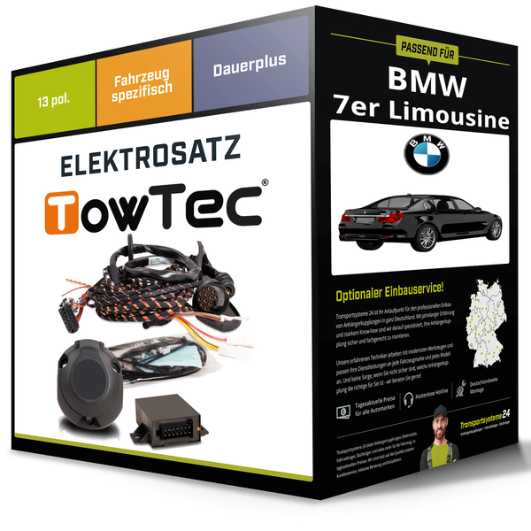 Elektrosatz 13-Pol Spezifisch FüR Bmw 7Er Limousine 11.2001-10.2008 Neu-image