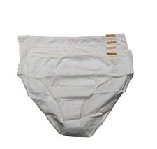 Charter Club Intimates 4 Pair White Everyday Cotton Bikini Panties 3X Underwear