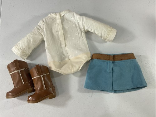 American Girl Doll Nicki Fleming, 2007 GOTY MEET OUTFIT & SPROCKET Pretty HAIR - Picture 18 of 20