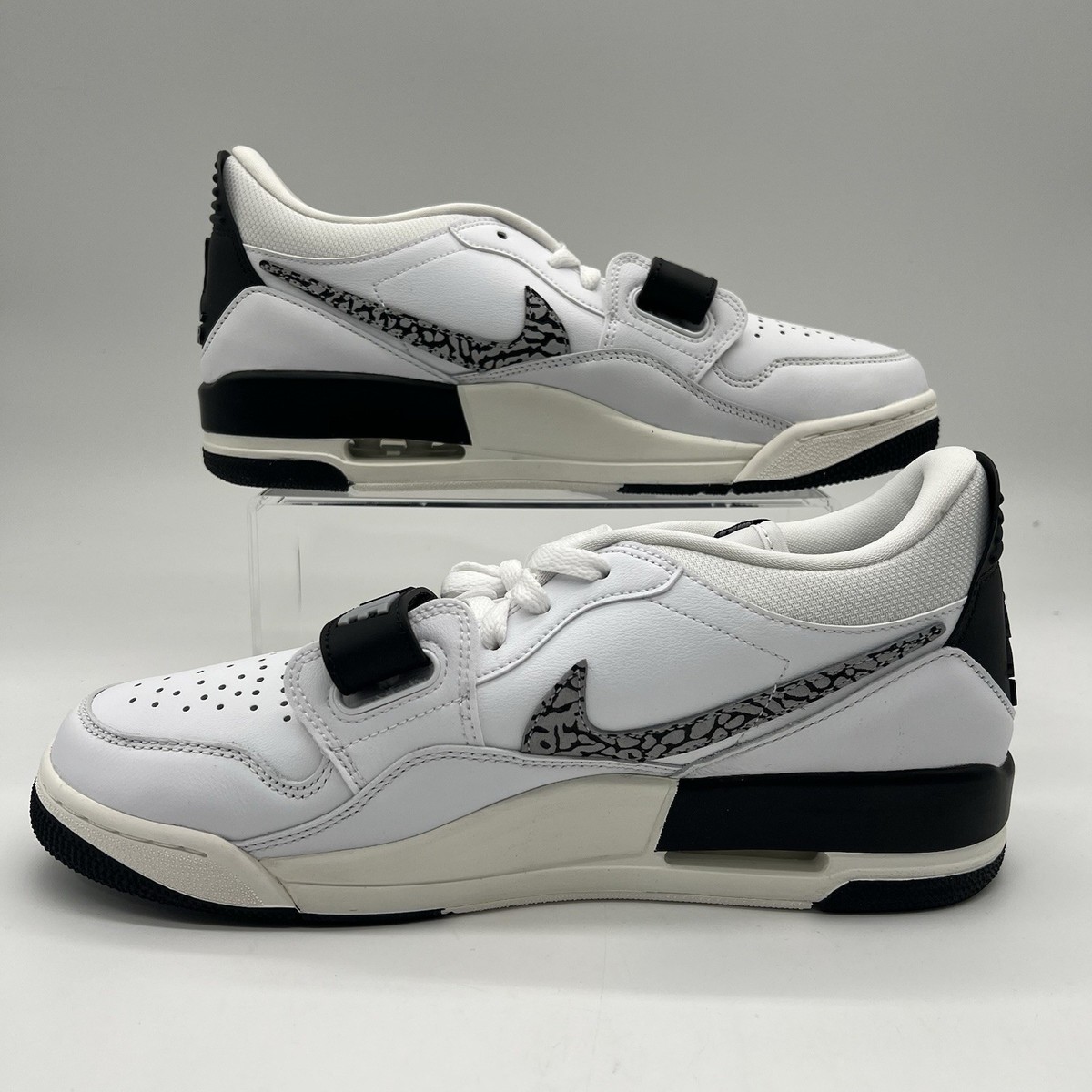 Mens Size 12 Air Jordan Legacy 312 Low White Wolf Grey Black Shoe 
