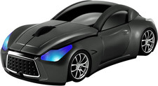 Cool Sport Car Shape 2.4Ghz Wireless Mouse Optical Cordless Mice with USB Receiv