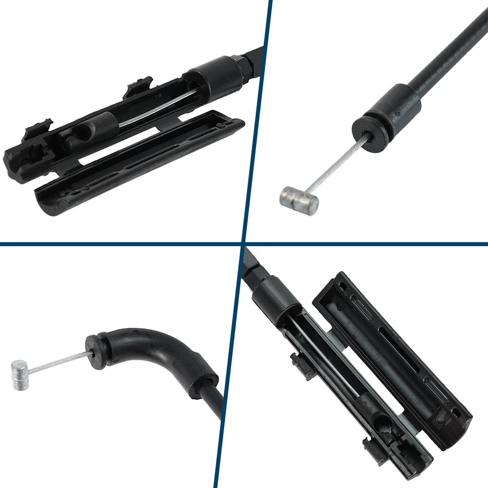 Hood Release Cable Front Latch Set For BMW 740I 2001 745LI 750I 760LI E65 E66. Foto 2 de 4