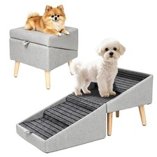 VUKJLOP Dog Ramp for Couch Sofa and Low Bed, 13.5"H 2-in-1 Foldable Split Ott...