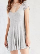 Kimchi Blue Urban Outfitters Swing T Shirt Grey Mini Dress Size M