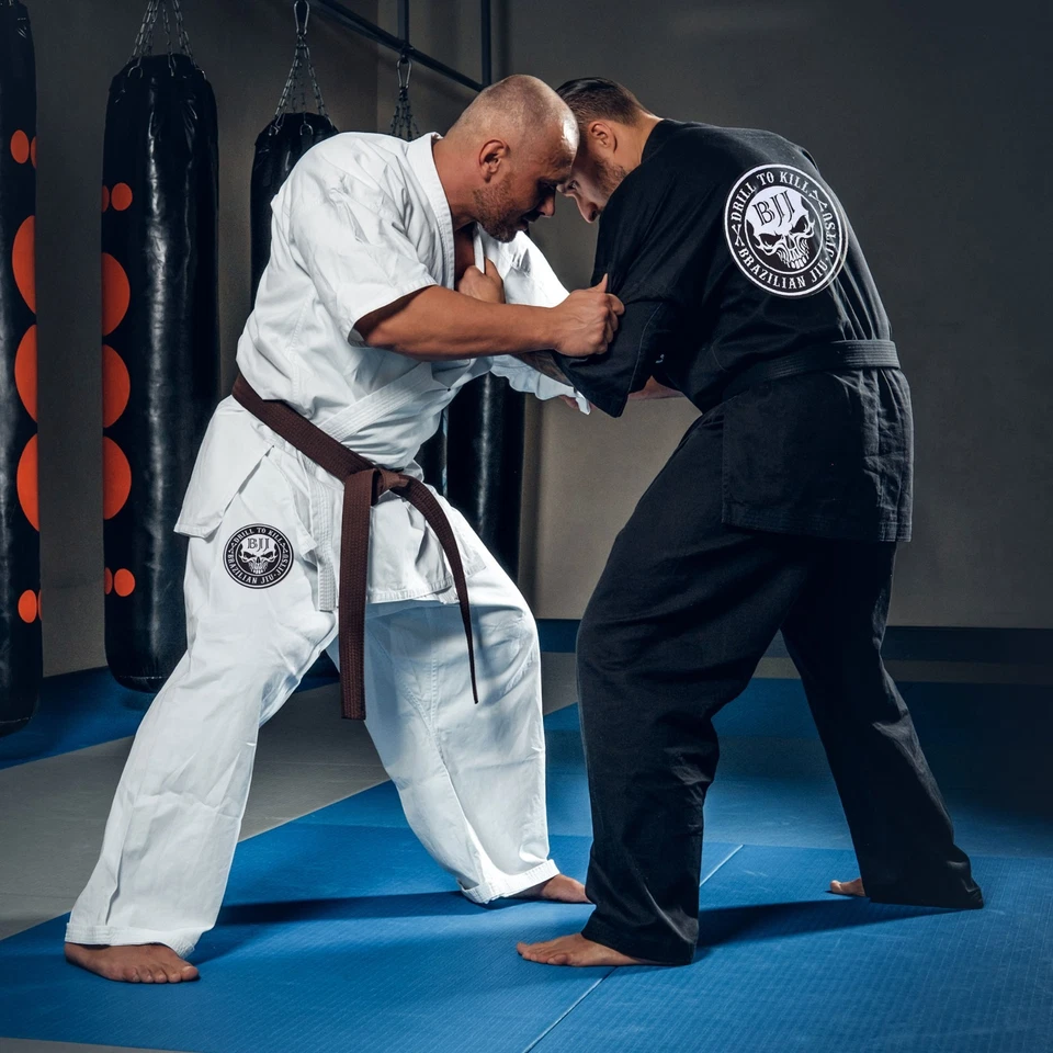 Jiu Jitsu Gi Patches Set of 2 Big and Medium size Drill to Kill - Image 2 of 4