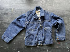 vintage toddler size wrangler blue bell denim trucker jacket