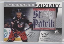 2021-22 Upper Deck SP Game Used Embroidered in History Patrik Laine #42 1os2