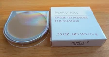 Mary Kay CREME TO POWDER Foundation BEIGE 1.0 310300 FREE SHIPPING