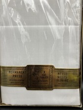 Vintage Handkerchiefs 3 Pack SealPackerchief White Iron Free Plain USA 15898 NOS