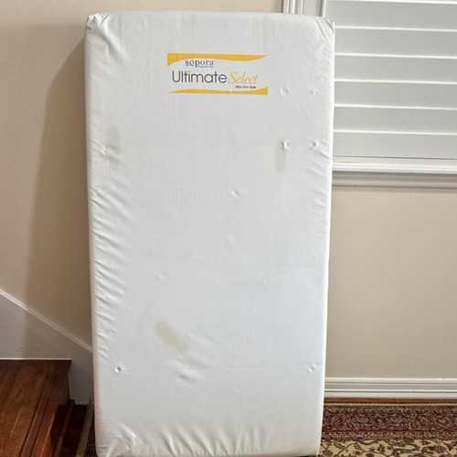 Sopora Ultimate Select Foam Crib Mattress White 27.5in x 52in To Fit Crib