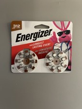 Energizer Size 312 Hearing Aid Batteries 16 Count AZ312DP 16 Exp 2027