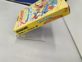 KONAMI Tiny Toon Adventures 2 Famicom Game Cart Tested Box & Manual Included