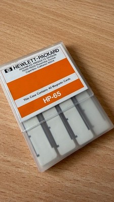 HEWLETT-PACKARD HP-65 Magnetkarten